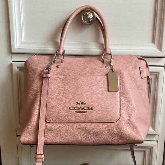 Coach Pink Pebble Leather Purse 👛 - Picture 15 of 16